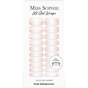 Miss Sophie - Nagelfolie - Nude Babyboomer - 20 UV-Gel - Nagellakstrips