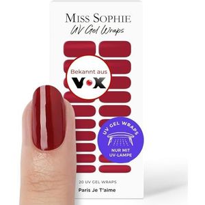 Miss Sophie - Uv-Gelnagelfolieset - Rood - Dierproefvrij