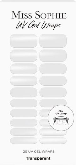 Nagelfolie - Transparant - UV Gel