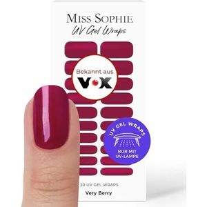 Miss Sophie - UV Very Berry - Nagelfolies - 20 Stuks - Recyclebaar