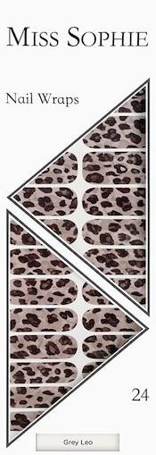 Miss Sophie - UV Gel Wraps - Grijs - Nagelsticker - 1 st