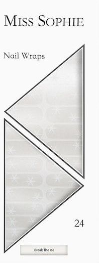 Miss Sophie - Break The Ice - Nagelsticker - 1 st
