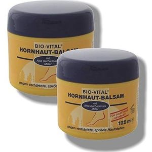 2 x 125 ml eeltbalsem met aloë vera-gel, eeltverwijderaar, voetverzorgingscrème, voetverzorgingsbalsem, anti-eeltcrème