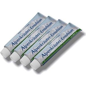 4 x 200 ml Lloyd alpenkruiden emulsie, wellness, sport, massage, crème, balsem, massagecrème met kruiden (800 ml)