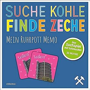 Suche Kohle - Finde Zeche. Mein Ruhrpott Memo: Memory mit 30 liebevoll gestalteten Motiven