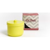 Dr. Bauer's reinigingsbad-doos met helder spoelinzetstuk | prothesendoos | gebitsdoos | prothesendoos met inzetstuk | beugeldoos (geel)