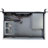 Inter-Tech - 1.5U-1528L - Rackserver Behuizing - Zwart - Staal