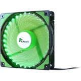 Intertech L12025 - Ventilator - Groen - 120mm - 1200rpm - LED Effect