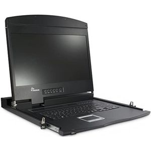 Inter-Tech compatible 19"" LED KVM AS-9108 ULS VGA