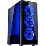 Inter-tech - Cxc2 - PC Behuizing - Zwart - Acryl en Gehard Glas