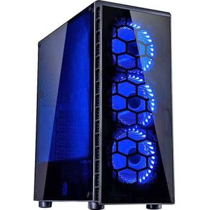 Inter-tech - Cxc2 - PC Behuizing - Zwart - Acryl en Gehard Glas