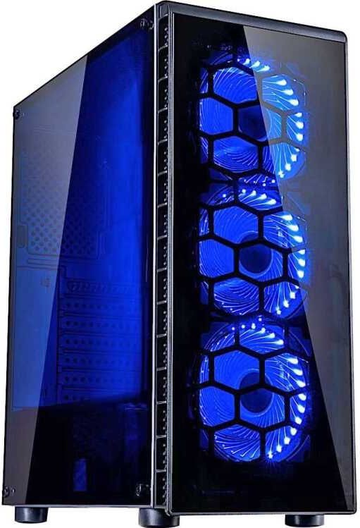 Inter-tech - Cxc2 - PC Behuizing - Zwart - Acryl en Gehard Glas