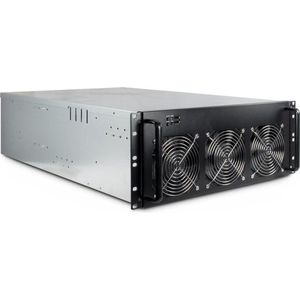 Inter-Tech 88887236 computerbehuizing Rack Zwart, Grijs