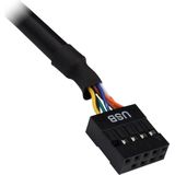 Inter-Tech - CI-02 - Kaartlezer - Zwart - USB 2.0