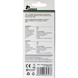 Intertech - Argus IT-810 - Netwerkadapter - Zwart - Aluminium