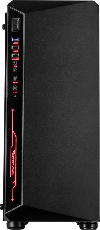 Inter-tech C-3 Torenkast - Zwart - ATX/Micro-ATX/Mini-ITX Ondersteuning