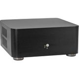Intertech - A80 - PC-behuizing - Zwart - Aluminium