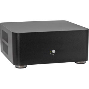 Intertech - A80 - PC-behuizing - Zwart - Aluminium