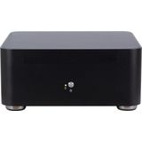 Intertech - ITX A80S - PC-behuizing - Zwart - Aluminium