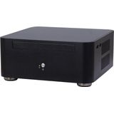 Intertech - ITX A80S - PC-behuizing - Zwart - Aluminium
