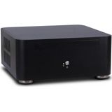 Intertech - ITX A80S - PC-behuizing - Zwart - Aluminium