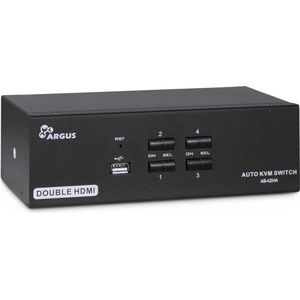 INTER-TECH - AS-42HA - 4-Poorts KVM Switch - 4K Ultra HD - HDMI