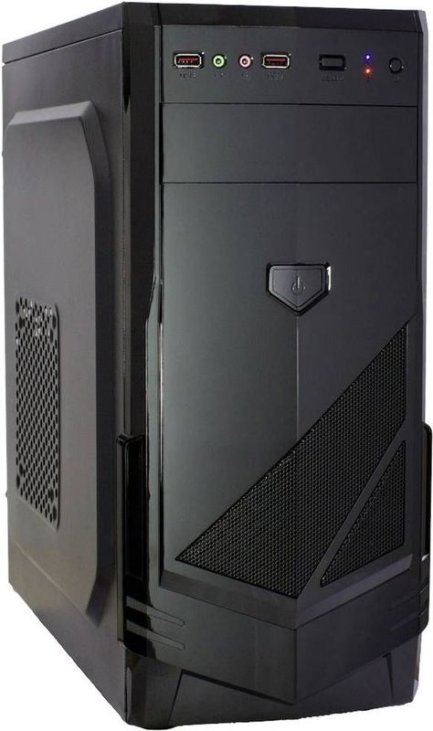 Inter-Tech - B-30 - Midi Tower Behuizing - Zwart - Staal