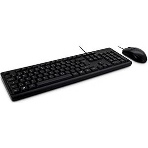 Inter-Tech KB-118 - Tastatur-und-Maus-Set - USB - QWERTY - Schwarz - retail