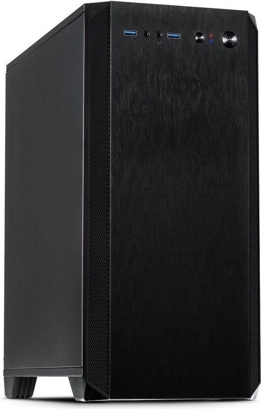 Inter-tech - H-606 - Pc-behuizing - Zwart - Geluidsgeïsoleerd - Micro Atx