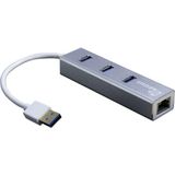 Intertech - ARGUS IT-310-S - Adapter USB 3.0 - Grijs - Aluminium