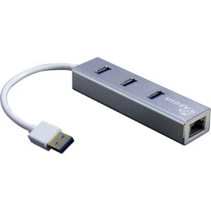 Intertech - ARGUS IT-310-S - Adapter USB 3.0 - Grijs - Aluminium