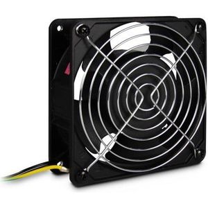 Inter-Tech - SWFAN - Koelventilator - Zwart - 12 cm - 230 V