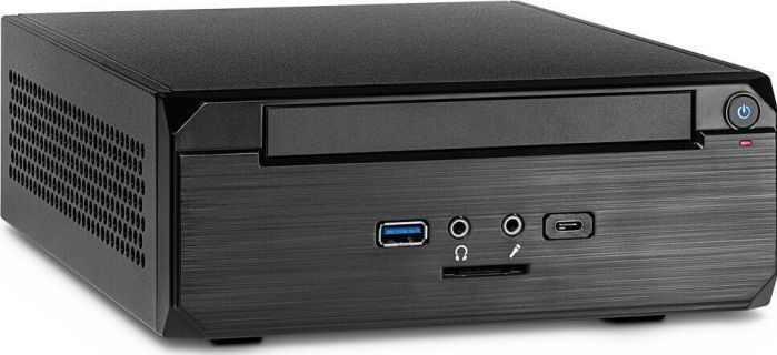 Inter-Tech - ITX MW-02 II - ITX Behuizing - Zwart - Staal