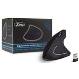 Intertech - Eterno KM-206R - Draadloze Muis - Zwart - Ergonomisch Ontwerp