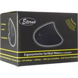 Intertech - Eterno KM-206L - Draadloze Muis - Zwart - Ergonomisch Ontwerp