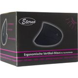 Intertech - Eterno KM-206WR - Muis - Zwart - Bedraad - Ergonomisch Ontwerp