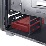 Inter-tech - C-303 - Pc-behuizing - Zwart - Gehard Glas