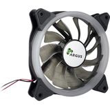 Intertech Argus RS-051 Ventilator - 12 cm - Zwart - RGB LED