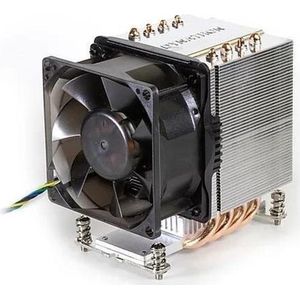 Intertech 65,4 CFM, 9,75 mmH2O /Aluminium (110 mm), Processorkoeler, Zwart