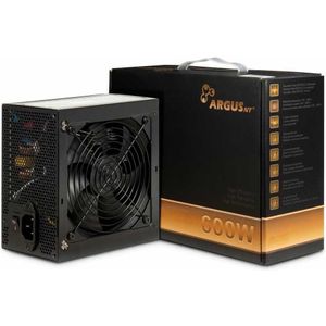 Intertech - Argus - PC-voedingseenheid - Zwart - 600W - 80PLUS® Bronze