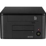 Intertech - MI-008 ITX - PC-behuizing - Zwart - Mini-ITX