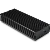 Intertech - 88884106 - Harddisk Behuizing - Zwart - Aluminium - USB Type C
