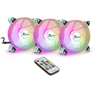 Intertech - Argus RS06 - PC Ventilator - Veelkleurig - 120 mm - 3 x RGB