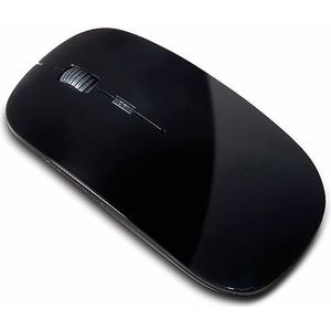 Inter-Tech M-229 - Rechtshandig - Optisch - RF Draadloos - 1600 DPI - Zwart