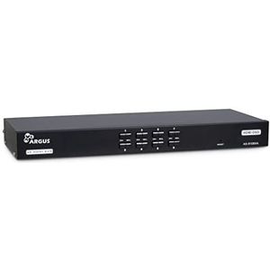 Intertech - KVM-switch AS-9108HA - HDMI - 8xHDMI/USB - Zwart