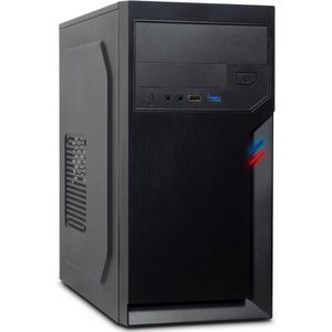 Inter-Tech - IT-6502 Romea Mini Tower Behuizing - Zwart - Micro-ATX