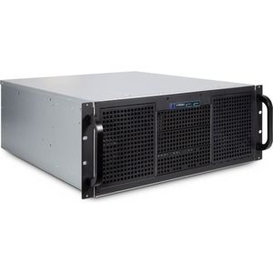Intertech - IPC 4U-40248 - Server - Zwart - Staal - Voor maximaal 11 Harde Schijven