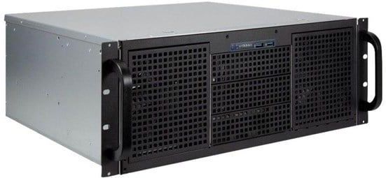 Inter-Tech - IPC Server 4U-40240 - PC Behuizing - Zwart - Staal