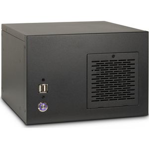 Intertech - IPC S31B - PC-behuizing - Zwart - ITX 270x230x167mm