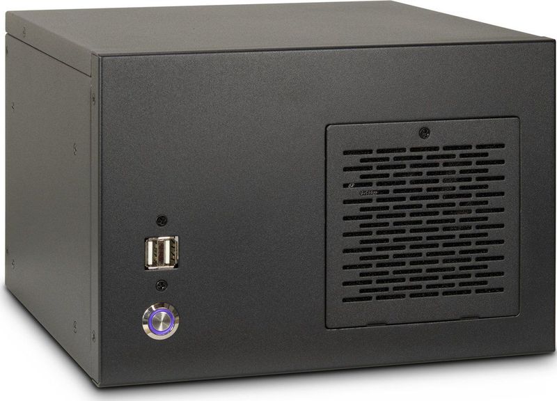 Intertech - IPC S31B - PC-behuizing - Zwart - ITX 270x230x167mm
